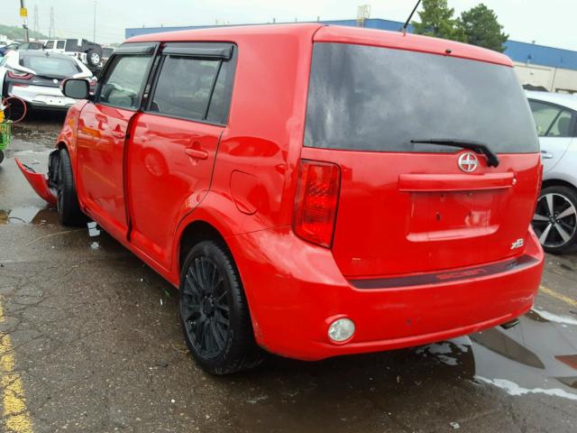 JTLKE50E991096287 - 2009 TOYOTA SCION XB 红色 照片 3