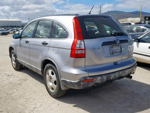 JHLRE383X8C002764 - 2008 HONDA CR-V LX GRAY photo 3