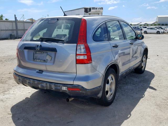 JHLRE383X8C002764 - 2008 HONDA CR-V LX GRAY photo 4