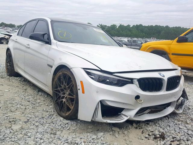 WBS8M9C56J5K99834 - 2018 BMW M3 WHITE photo 1