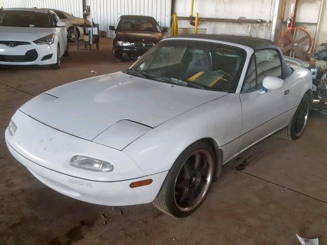 JM1NA3510M1241613 - 1991 MAZDA MX-5 MIATA WHITE photo 2