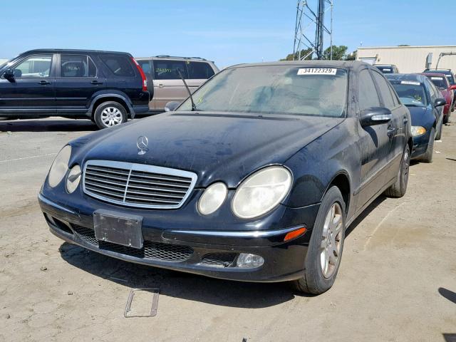 WDBUF65J43A191553 - 2003 MERCEDES-BENZ E 320 BLACK photo 2