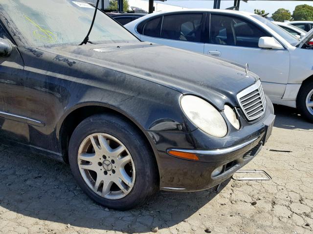 WDBUF65J43A191553 - 2003 MERCEDES-BENZ E 320 BLACK photo 9