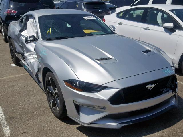 1FA6P8CF2J5108795 - 2018 FORD MUSTANG GT SILVER photo 1