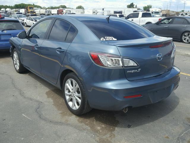 JM1BL1S53A1230349 - 2010 MAZDA 3 S BLUE photo 3