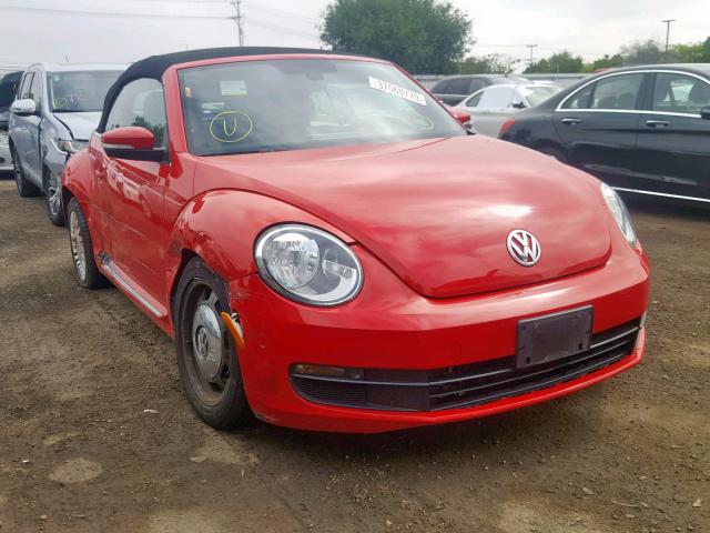 3VW517AT5GM804089 - 2016 VOLKSWAGEN BEETLE S/S RED photo 1