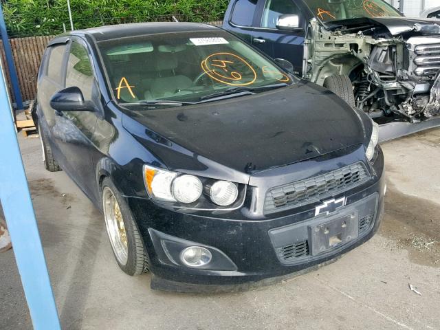 1G1JB6SHXC4101590 - 2012 CHEVROLET SONIC LS 黑色 照片 1