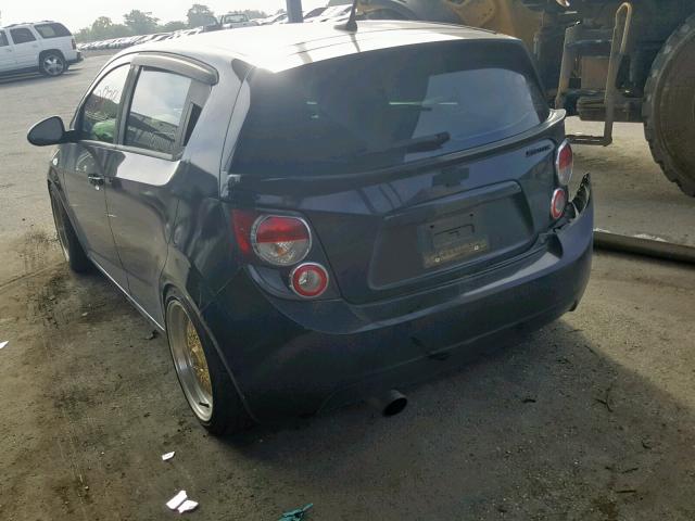 1G1JB6SHXC4101590 - 2012 CHEVROLET SONIC LS 黑色 照片 3