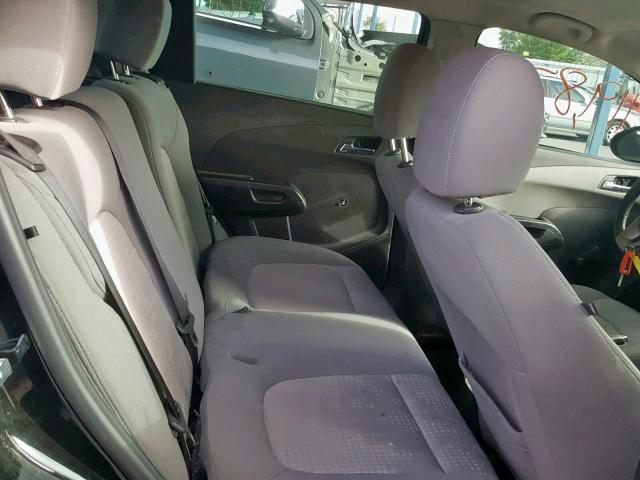 1G1JB6SHXC4101590 - 2012 CHEVROLET SONIC LS 黑色 照片 6