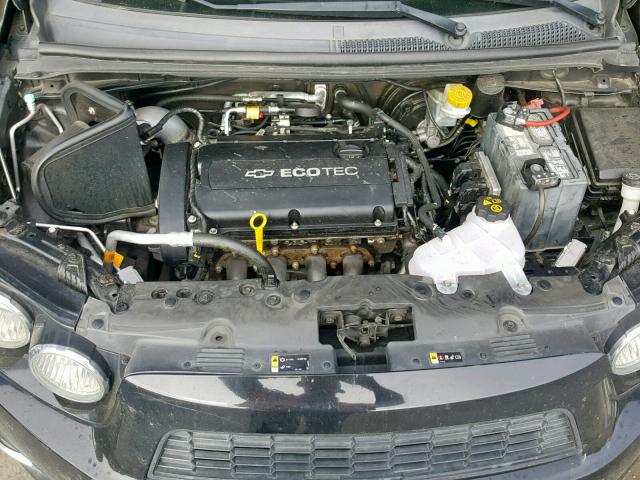 1G1JB6SHXC4101590 - 2012 CHEVROLET SONIC LS 黑色 照片 7