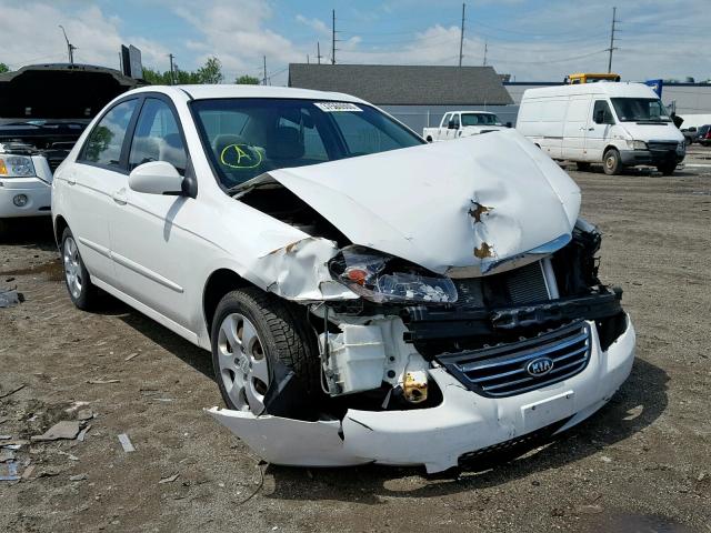 KNAFE221095628781 - 2009 KIA SPECTRA EX WHITE photo 1