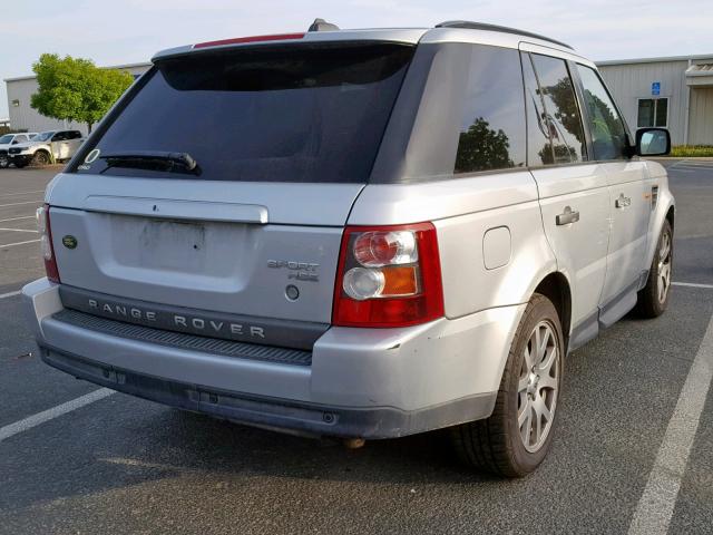 SALSK25448A142926 - 2008 LAND ROVER RANGE ROVE SILVER photo 4