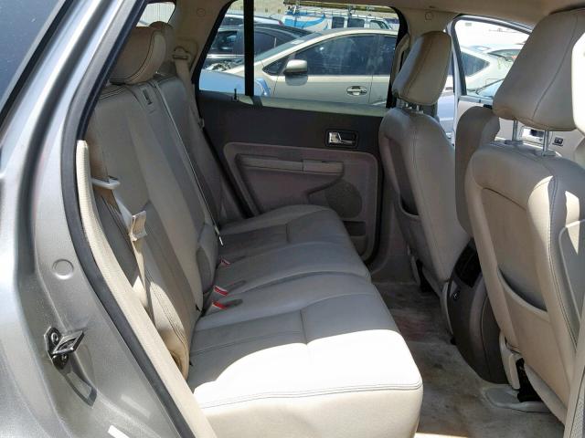 2FMDK38C88BA87258 - 2008 FORD EDGE SEL GRAY photo 6