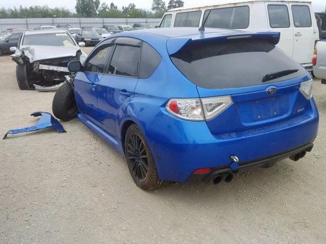 JF1GR7E67BG825916 - 2011 SUBARU IMPREZA WR BLUE photo 3