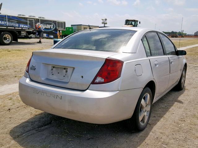 1G8AL55F47Z192402 - 2007 SATURN ION LEVEL SILVER photo 4