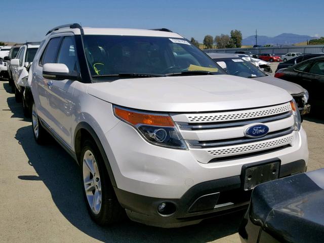 1FMHK8F88CGA20996 - 2012 FORD EXPLORER L WHITE photo 1