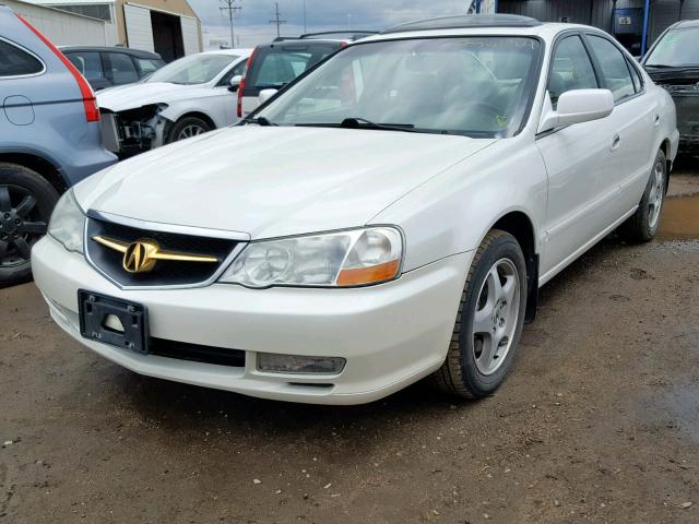 19UUA56693A009352 - 2003 ACURA 3.2TL WHITE photo 2