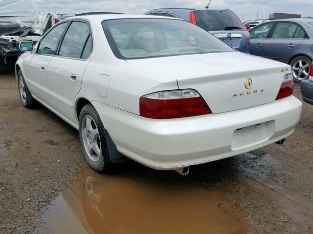 19UUA56693A009352 - 2003 ACURA 3.2TL WHITE photo 3