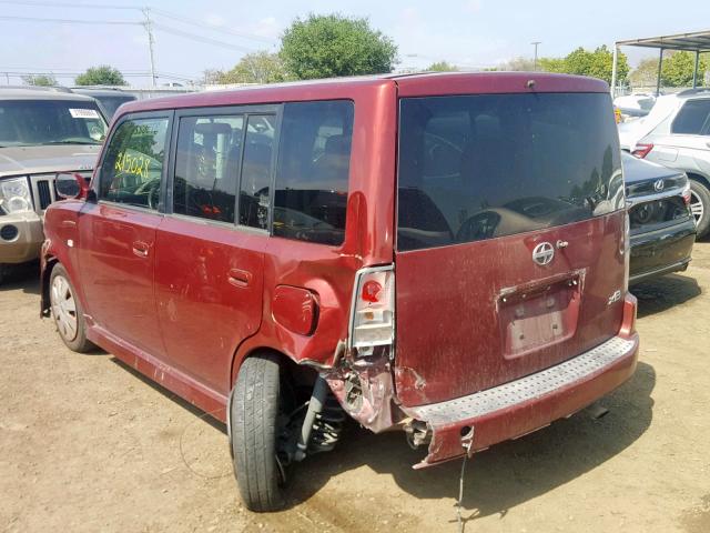 JTLKT324964117115 - 2006 TOYOTA SCION XB 勃艮第红 照片 3