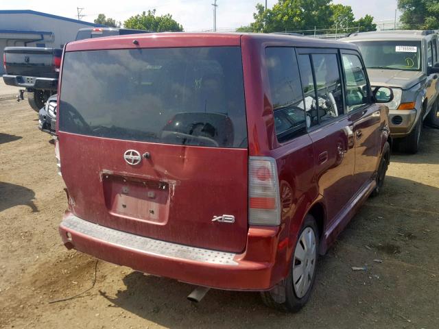 JTLKT324964117115 - 2006 TOYOTA SCION XB 勃艮第红 照片 4