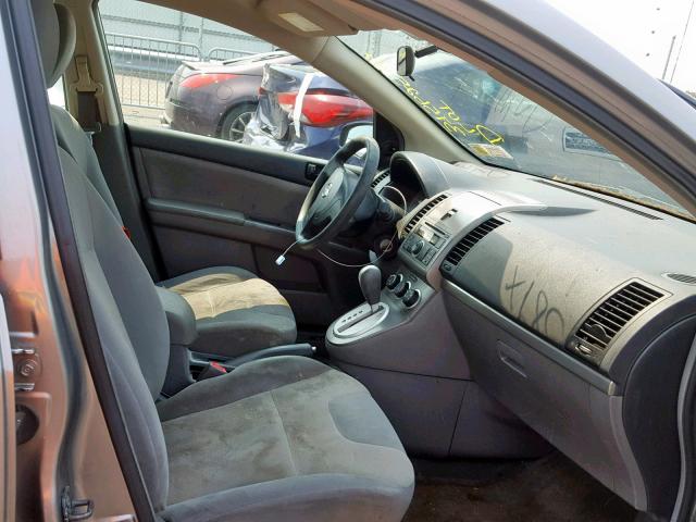 3N1AB61E39L679924 - 2009 NISSAN SENTRA 2.0 GRAY photo 5