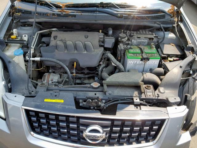 3N1AB61E39L679924 - 2009 NISSAN SENTRA 2.0 GRAY photo 7