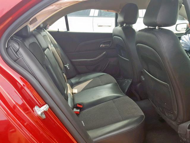 1G11D5SR9DF300035 - 2013 CHEVROLET MALIBU 1LT RED photo 6