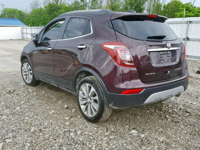 KL4CJASB4HB241195 - 2017 BUICK ENCORE PRE MAROON photo 3