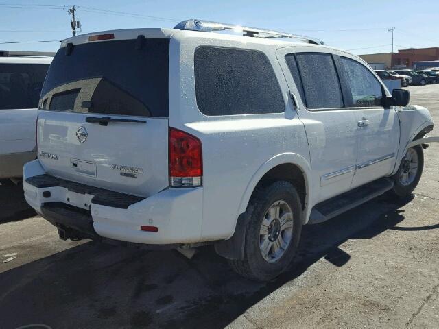 5N1BA0NE8FN615297 - 2015 NISSAN ARMADA PLA WHITE photo 4