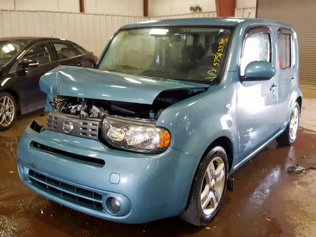 JN8AZ28R19T127588 - 2009 NISSAN CUBE BASE BLUE photo 2