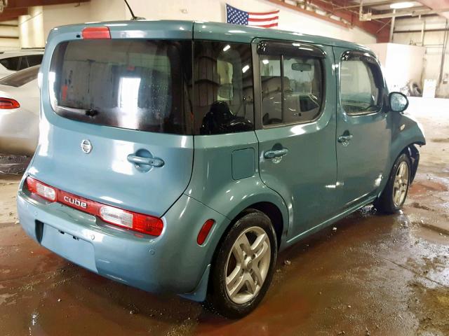 JN8AZ28R19T127588 - 2009 NISSAN CUBE BASE BLUE photo 4