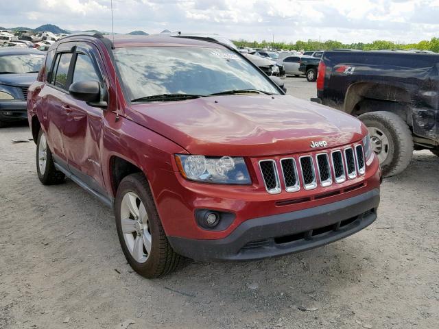1C4NJDBB4ED630208 - 2014 JEEP COMPASS SP Қызыл фото 1