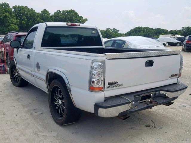 1GTEC14W21Z255392 - 2001 GMC NEW SIERRA WHITE photo 3