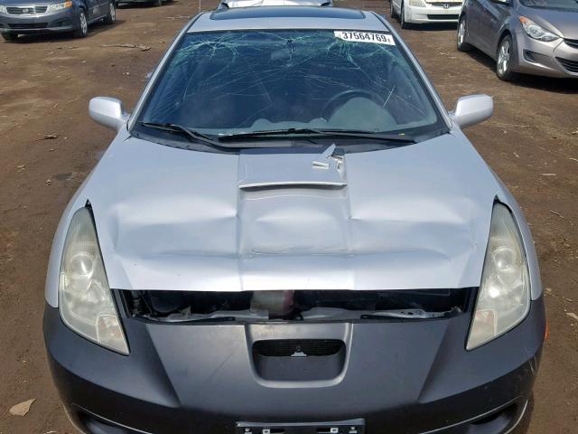 JTDDR32T420120869 - 2002 TOYOTA CELICA GT SILVER photo 9