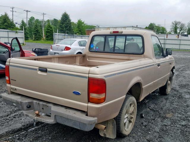 1FTCR10A7PUD23675 - 1993 FORD RANGER TAN photo 4