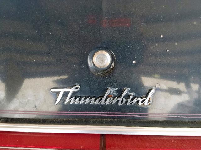 7G87S244755 - 1977 FORD THUNDERBIR BLACK photo 9