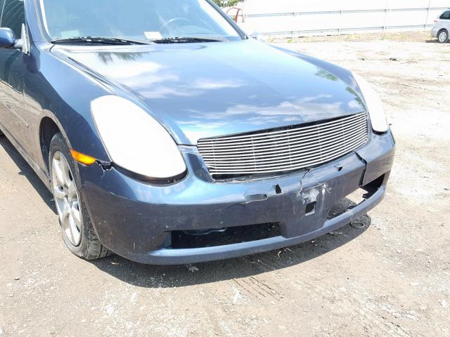 JNKCV51F96M613572 - 2006 INFINITI G35 BLUE photo 9