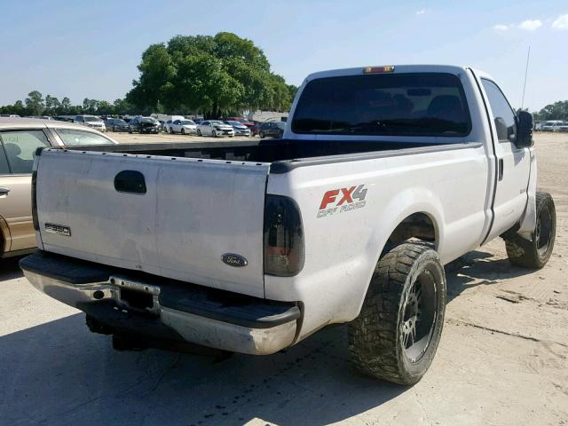 1FTWF31P16EC20443 - 2006 FORD F350 SRW S WHITE photo 4