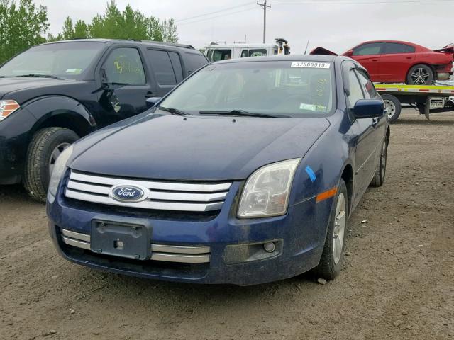 3FAHP07Z57R160670 - 2007 FORD FUSION SE BLUE photo 2