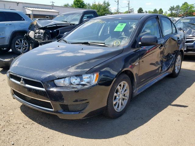 JA32V2FW7CU006892 - 2012 MITSUBISHI LANCER SE BLACK photo 2