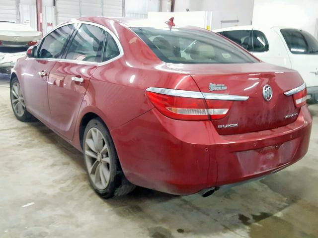 1G4PR5SK1E4108610 - 2014 BUICK VERANO CON RED photo 3