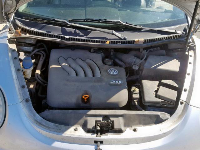 3VWCC21C2YM436444 - 2000 VOLKSWAGEN NEW BEETLE Gümüş foto 7