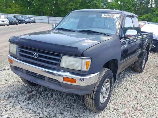 JT4UN24D3W0051609 - 1998 TOYOTA T100 XTRAC BLACK photo 2