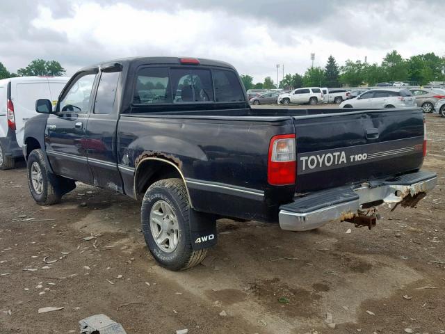 JT4UN24D3W0051609 - 1998 TOYOTA T100 XTRAC BLACK photo 3