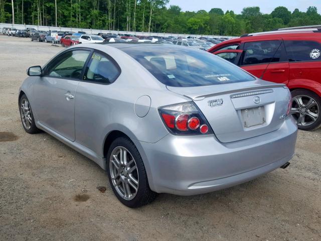 JTKDE167080248220 - 2008 TOYOTA SCION TC 银色 照片 3