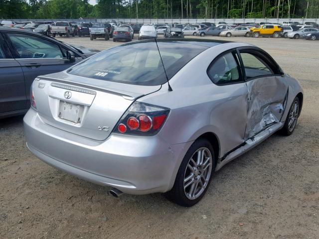 JTKDE167080248220 - 2008 TOYOTA SCION TC 银色 照片 4