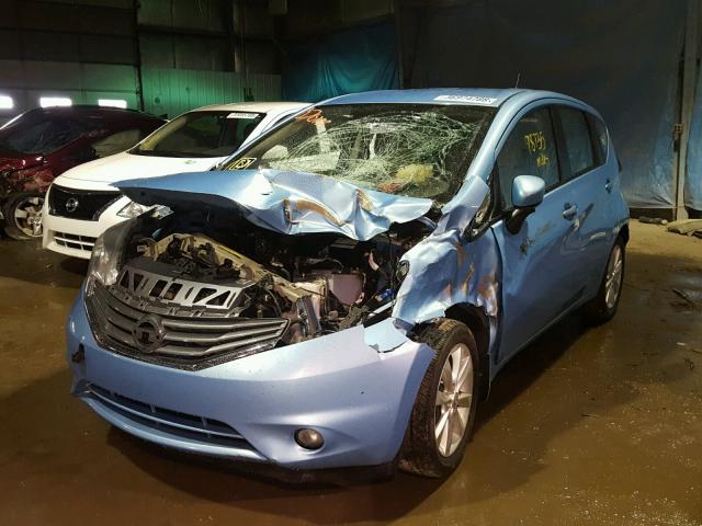 3N1CE2CP5FL361287 - 2015 NISSAN VERSA NOTE BLUE photo 2