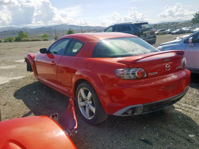 JM1FE173750146212 - 2005 MAZDA RX8 RED photo 3