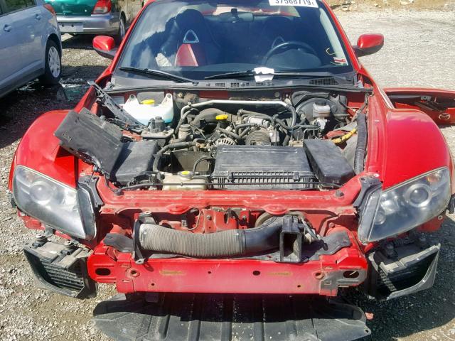 JM1FE173750146212 - 2005 MAZDA RX8 RED photo 7