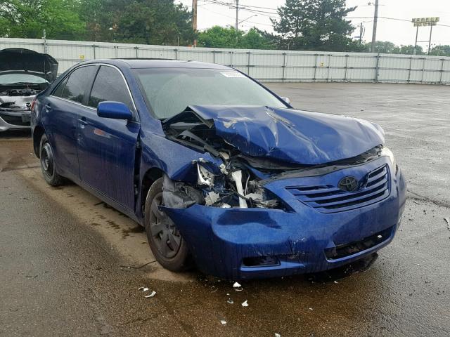 4T1BK46KX7U031077 - 2007 TOYOTA CAMRY NEW BLUE photo 1